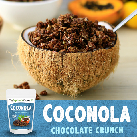 COCONOLA VEGAN GRANOLA CLUSTERS CHOCOLATE CRUNCH 200g