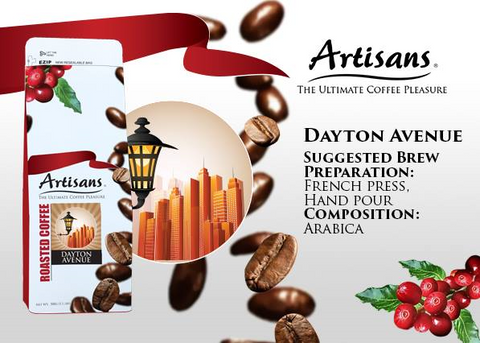 Artisans DAYTON AVENUE BLEND 500 grams (Beans/Ground)