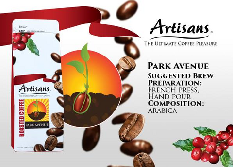 Artisans PARK AVENUE BLEND 500 grams (Beans/Ground)