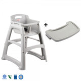 RUBBERMAID - STURDY CHAIR TRAY, PLATINUM