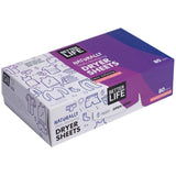 DRYER SHEETS FABRIC SOFTENING, Lavender & Grapefruit, 80 sheets - Eco Friendly Cleaning Products