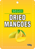 DRIED MANGOES 100 bags x 100 grams (10 Kilo)