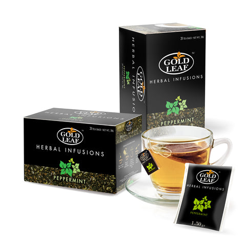 Gold Leaf Peppermint Tea 20's