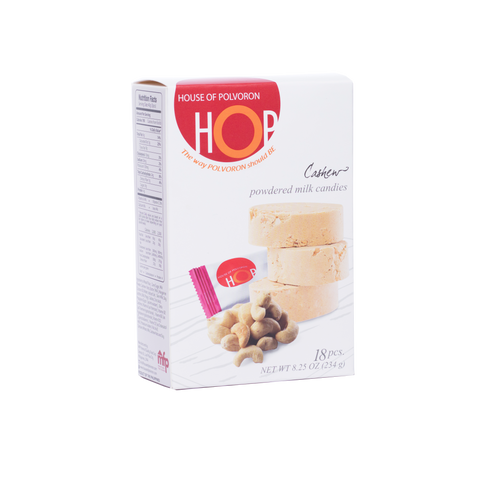 HOP Cashew Polvoron - 20 x 234g (18pcs per box)