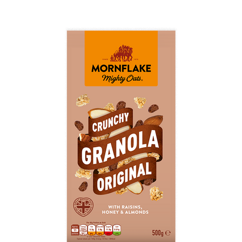 Mornflake Crunchies Classic (Raisins, Honey & Almond) 500 grams x 12