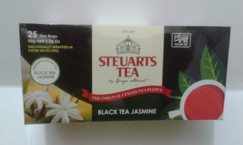Steuarts Black Tea Jasmine 25 bags