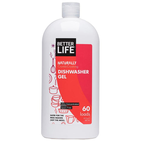 DISHWASHER GEL, Scent-Free, 30oz/ 887ml - Eco Friendly Cleaning Products