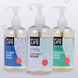HAND & BODY SOAP, Clary Sage, 12oz/ 354ml - Eco Friendly Cleaning Products