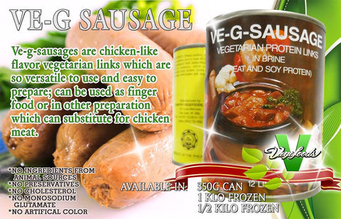 VE-G-SAUSAGE - vegetarian meat