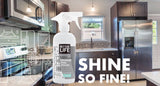 STAINLESS STEEL POLISH STREAK FREE, Lavender & Chamomile, 16oz/ 473ml - Eco Friendly Cleaning Products