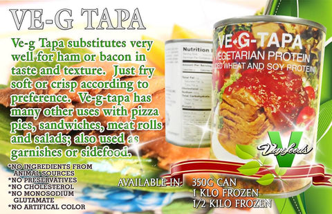 VE-G-TAPA - vegetarian meat - 350g