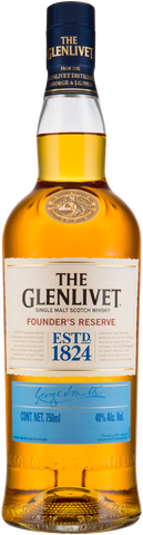 THE GLENLIVET - founders reserve single malt Scotch whisky (40% alc/vol)