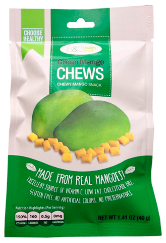 B&C Healthy Snack Green Mango Chews 40g