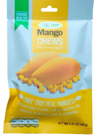 B&C Healthy Snack Mango Chews 40g